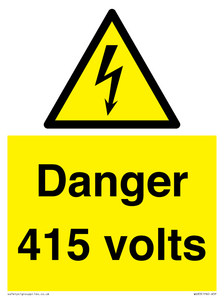 Danger 415 volts